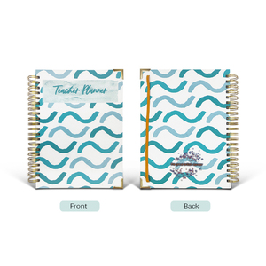 2025 Registro de aula escolar personalizado y lección diario semanal <span class=keywords><strong>mensual</strong></span> <span class=keywords><strong>planificador</strong></span> de cuaderno espiral para maestro - Product Image 6