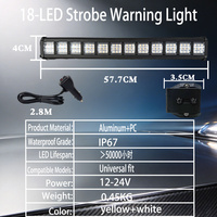 Barra de Luces LED de Emergencia para Tráfico, Luces Estroboscópicas, Luces Intermitentes Direcionales para Vehículos de Construcción