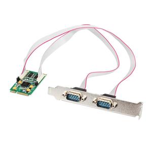 MINI PCI-E-RS232 serielle Karte 9-polige COM 2-Port-Erweiterungskarte Modul chip XR17V352 EXAR 352 Industrieller serieller RS232-Chip MINI pci - Product Image 2
