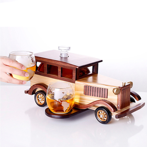 Distributeur de vin en forme de whisky, style rétro Vintage de voiture, conteneur de vin en verre créatif, bouteille de liqueur, de 1500 ml - Product Image 5