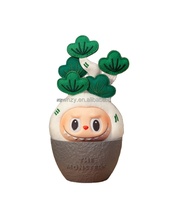 Labubu Monsters PVC Boîte à visage aveugle en vinyle pour Pop Mart Series Mystery Box Cute Desktop Decorations Funny Dolls Gifts