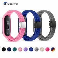 Correa Magnética de Nailon Trenzado para Xiaomi Smart Band 10 9 8 y Mi Band 7 6 5 4 3, Correa Suave y Transpirable para Uso Diario y Deportivo