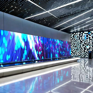 Écran d'affichage numérique LED P2 16X96, montage mural intérieur, verre dur anti-reflet, publicité graphique - Product Image 5