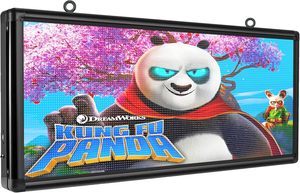 Trong nhà ngoài trời RGB LED biển quảng cáo dấu hiệu quảng cáo Wifi lập trình màn hình cho di chuyển tin nhắn hiển thị LED Strip màn hình - Product Image 5