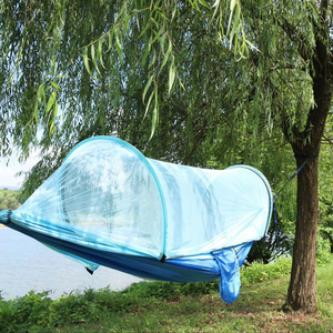 <span class=keywords><strong>Hamac</strong></span> de camping HOUMU avec <span class=keywords><strong>moustiquaire</strong></span>, <span class=keywords><strong>moustiquaire</strong></span> et <span class=keywords><strong>hamac</strong></span> en tissu parachute, directement de l'usine, pour le camping et la randonnée en plein air - Product Image 1