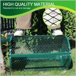 Épandeur de compost 24 ", rouleau d'épandage de fumier d'entretien de <span class=keywords><strong>pelouse</strong></span> et de jardin (<span class=keywords><strong>vert</strong></span>-petit) avec poignée en forme de T améliorée - Product Image 3