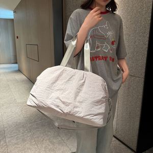 Simple Plain Color Travel Bags Lightweight Luggage Bags Custom Logo Outdoor Fitness <b>Storage</b> Bag - Product Image 2