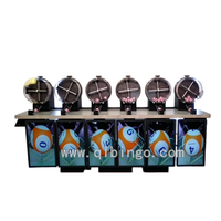 Machine de loterie automatique à 6 classes, machine de loterie électronique de bingo avec écran d'affichage pour tirages au sort et jeux de casino