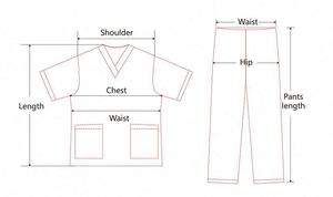 Hospital Uniforms For Men And Women Medical Staff Uniform Medical Scrubs - Product Image 6
