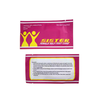 Carte d'auto-Test pour l'inflammation vaginale féminine, papier de Test d'urine, bandelettes de Test de PH vaginal