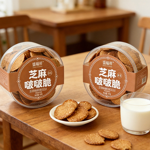 Biscuits croustillants au sésame saveur sésame 150g en gros, saveur œuf riche et onctueuse, emballage boîte, pour <span class=keywords><strong>petit</strong></span>-déjeuner - Product Image 6