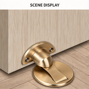 Support <span class=keywords><strong>de</strong></span> porte magnétique en alliage <span class=keywords><strong>de</strong></span> zinc, fixation au sol, anti-collision, pour porte en <span class=keywords><strong>bois</strong></span> - Product Image 4