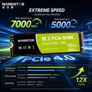 Nandstor SSD interne PCIe Gen4 M.2 NVMe à grande vitesse, vente en gros, 1 To 2 To, OEM - Product Image 1