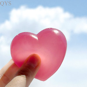 QYS Juguete Cambia Color Reversible Lento Malvavisco Corazón Apretable Pelota Antiestrés San Valentín - Product Image 2