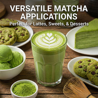 Approvisionnement direct usine : Poudre de Matcha 100% naturelle 800 Mesh, bonne solubilité, saveur riche de haricot, Matcha frais pour usage commercial