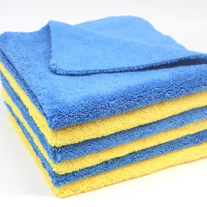 免费样品超细纤维380gsm无边汽车细节毛巾汽车清洁布