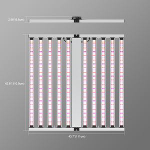 Kép <span class=keywords><strong>UV</strong></span> tách ra 1000 Wát quang phổ đầy đủ dẫn phát triển đèn trong nhà dọc nuôi Nhôm Cơ thể trắng nhà máy phát triển nở Dimmable - Product Image 4
