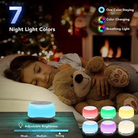 Appareil de sommeil avec bruit blanc, aide au sommeil, berceuse apaisante pour bébé, minuteur et petite veilleuse