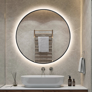 <span class=keywords><strong>Miroir</strong></span> <span class=keywords><strong>de</strong></span> salle <span class=keywords><strong>de</strong></span> bain LED rond personnalisé <span class=keywords><strong>de</strong></span> 60 <span class=keywords><strong>cm</strong></span>, décoration murale, lampe intelligente avec fonction d'éclairage - Product Image 5