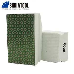 SHDIATOOL grit600, новая Высокоэффективная мраморная полировальная Подушка, гальваническая Алмазная ручная полировальная подушка для гранитного керамического стекла