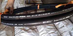 สายไฮดรอลิก Global Golden Spiral 4SH ขนาด 1 1/4 นิ้ว DN31 สายยางแรงดันสูง EN856 4SH - Product Image 2