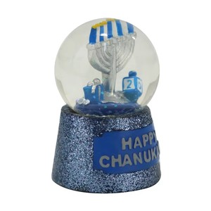 Artigianato in Resina Personalizzato Globo di Neve Hanukkah 45mm Souvenir Ebraico Regalo Globo di Neve Personalizzato per Decorazioni Domestiche Festività Religiose - Product Image 3