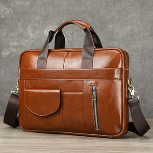 Maletín de Oficina para Hombre de Cuero PU de Alta Calidad, Bolso de Negocios de Cuero Premium, Bolso de Gran Capacidad para Computadora Portátil, Bolso Tote - Product Image 3