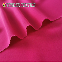 Tissus tissées en laine de pêche, couleur unie, 100% Polyester, textiles pour vêtements