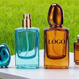 Venta al por Mayor de Botellas de Perfume de Vidrio de 30ml y 50ml, con Pulverizador, Boca Roscada, Portátiles, de Fondo Grueso, para Aceites Esenciales y Cosméticos - Product Image 1