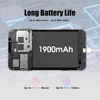 Reproductor de Música MP3 MP4 con Pantalla Táctil Grande de 4.3 Pulgadas, Cámara Frontal de 5MP, Cámara Trasera de 13MP, Inalámbrico 5.0, Android 13.0, Admite Hasta 256gb de Tarjeta TF