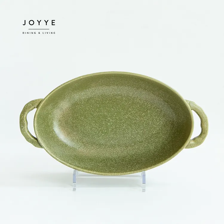 JOYYE Custom Christmas Bakeware in ceramica piccole Mini teglie per pane