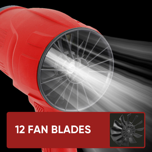 Soplador de Hojas Eléctrico Personalizado de 480W y 13.0m³ con Regulación de Velocidad Continua, Soplador de Hojas Manual para Jardín, Soplador de Nieve - Product Image 3