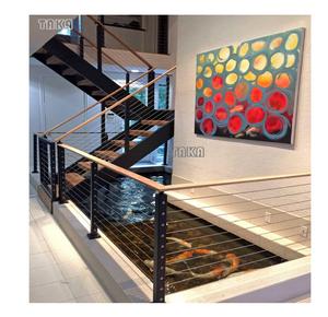 TAKA บันไดสายเคเบิลราวบันไดความตึงสแตนเลสบันไดราวบันไดราวบันไดระบบโพสต์ราวบันได - Product Image 3