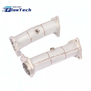 Tuyau d'échappement en acier inoxydable T304 avec bouclier thermique pour Chevrolet Corvette C8 6.2L LT2 - Product Image 6