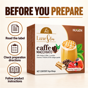Miscela per <span class=keywords><strong>Caffè</strong></span> <span class=keywords><strong>Macchiato</strong></span> al Caramello 100g con Collagene e Probiotici, Etichetta Personalizzata - Product Image 5