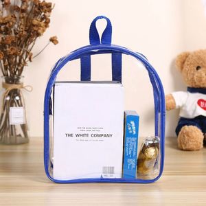 Customize OEM ODM Waterproof Mini Transparent Clear School <b>Backpack</b> Kindergarten <b>Small</b> PVC <b>Backpack</b> for Kids - Product Image 2