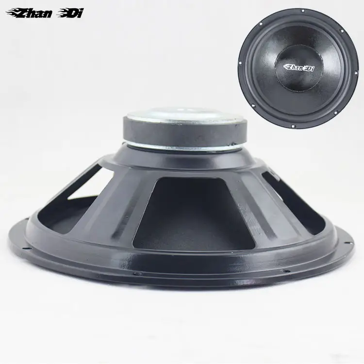 China Big Factory Good Price Paper cone Rubber edge 10 inch woofer
