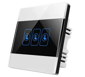 Système de maison intelligente britannique entièrement automatique alexa automation tuya smart home wall touch wifi interrupteur interrupteur d'éclairage inteligents