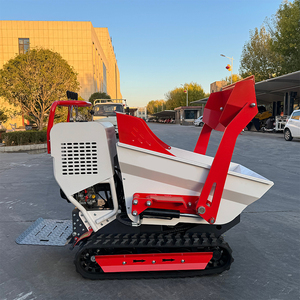 מסלול ישיר במפעל קטן הידראולי 0.5t 500Kg מיני גן גומי זחל דומפר למכירה - Product Image 1