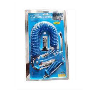 Kit de Pistola de Aire para Polvo para Camiones y Semirremolques de Uso Pesado, Manguera de TPU Enrollada Neumática de 5 Metros de Largo - Product Image 1