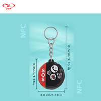 Étiquette d'identification pour animaux de compagnie avec logo personnalisé, étanche, en époxy, NFC, code QR, étiquette intelligente pour collier de chien ou de chat, 213 13,56 MHz RFID, étiquette programmable pour localiser les animaux