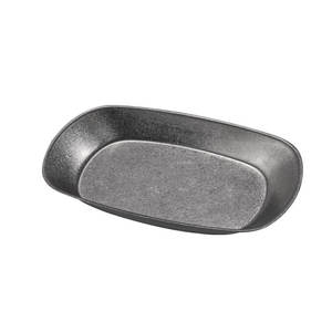 Rétro Vieux En Acier Inoxydable Approfondi Assiette À Dîner Creative Snack Frites Poulet Frit Assiette Barbecue En Plein Air Pique-Nique Assiette - Product Image 5