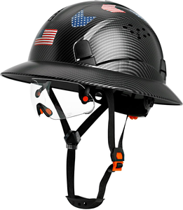 Casco de Seguridad WELTA CE EN &ANSI Z89.1, Cómodo, con Correa Ajustable, Plástico Rígido, Ala Ancha para Ingeniería y Construcción - Product Image 2
