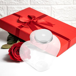 PET 500ml <b>Plastic</b> Juice <b>Bottle</b> Heart Shape Beverage <b>Milk</b> <b>Bottle</b> - Product Image 5