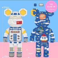 Usine directe chinoise vendre des jouets éducatifs modèle Couple Bearbrick jouets ensemble de blocs de construction