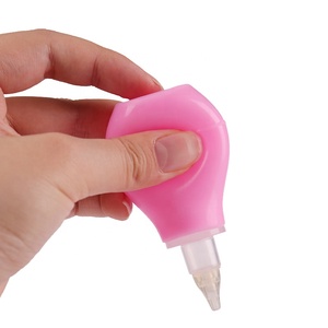 Aspirador Nasal de silicona <span class=keywords><strong>para</strong></span> bebé, limpiador de nariz seguro <span class=keywords><strong>para</strong></span> bebé, jeringa <span class=keywords><strong>para</strong></span> bombilla de oreja, fácil de exprimir - Product Image 3