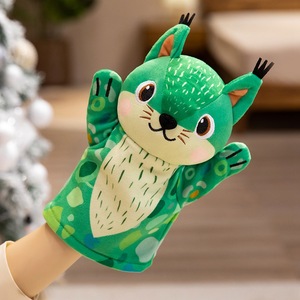 Marioneta de Reno Navideña Personalizada, Peluche con Boca Móvil, Juguete de Peluche para Niños, para Contar Cuentos, Actividades de Fiesta - Product Image 3