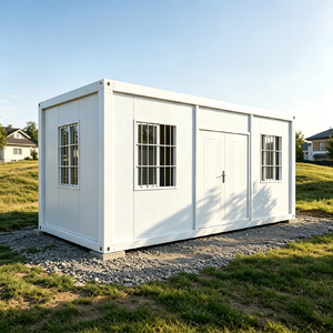 <span class=keywords><strong>Maison</strong></span> conteneur détachable multi-usage, idéale pour habitation, bureau auxiliaire, ou entrepôt de stockage extérieur – Direct Usine - Product Image 1