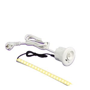 5V2A Circular <b>Socket</b> Embedded Power Adapter for Furniture <b>Lighting</b> 240V Korean Standard - Product Image 1