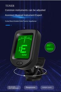 Afinador Digital de Guitarra con Clip, Rotación de 360 Grados, Pantalla LCD, Portátil, Universal, Musical - Product Image 6